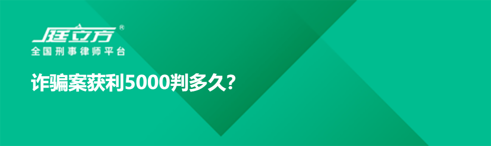 诈骗案获利5000判多久？