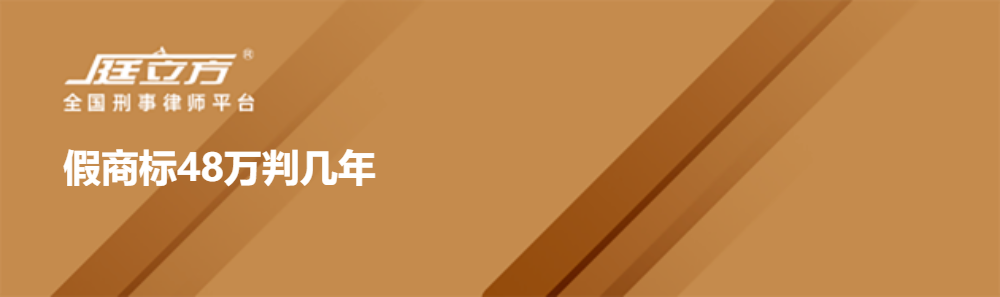 假商标48万判几年